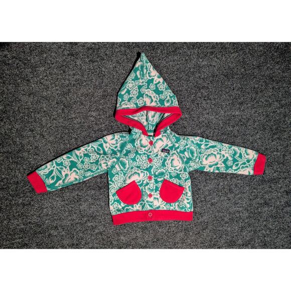 Patagonia Baby Swirly Top Jacket Size 4T - Picture 1 of 6